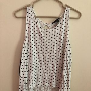 POLKA DOT SLEEVELESS TOP